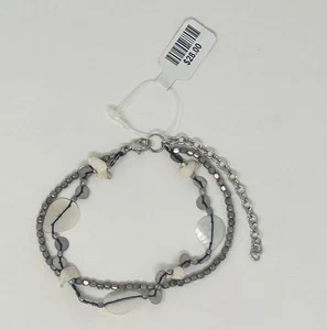 Tobillera Free People Delicate doble hebra nueva con etiquetas $28 - Imagen 1 de 6