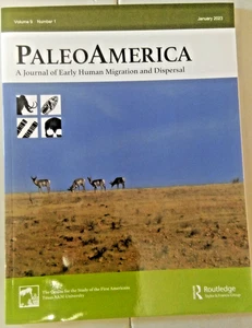PaleoAmerica Jan 2023 Paleoindian Pre Clovis Folsom etc Mag V9N1 Lagoa SantoMore - Imagen 1 de 3