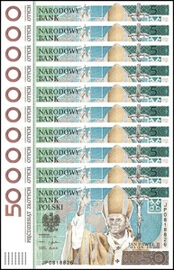 Poland 50 Zlotych, 2006, P-178, UNC Commemorative, X 10 PCS - Picture 1 of 2