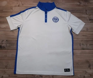 Auténtica camiseta de fútbol AVEC polo camiseta de fútbol Portsmouth, para hombre talla XL - Imagen 1 de 18