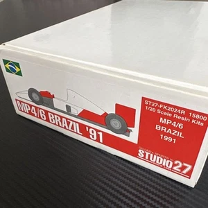 Studio27 Ayrton Senna McLaren Honda MP4/6 1/20 Resin Model Brazilian GP 1991 - Foto 1 di 5