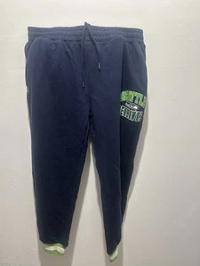 Men’s XL Starter Navy Seattle Seahawks Jogger Pants - Picture 1 of 2