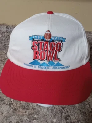 Chapéu 1993 Stagg Bowl Championship Salem VA NCAA Division III - Imagem 1 de 3