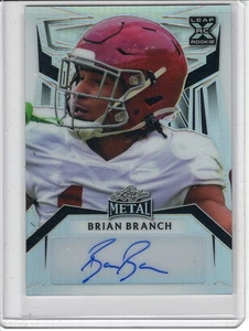2023 LEAF METAL BRIAN BRANCH ROOKIE/RC AUTO #6/7 *SILVER* - Picture 1 of 2
