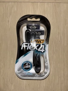 BIC Flex 4 Razors - 1 Pack with 3 Blades - Picture 1 of 2