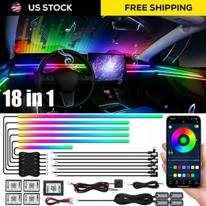 18 in 1 Full LED Bead Symphony Dream Car Interior Ambient Lighting Wireless Set# - Picture 1 of 17