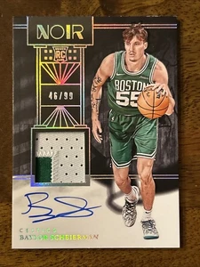 Parche de novato 2024 Noir Baylor Scheierman Boston Celtics RPA automático #/99 - Imagen 1 de 2
