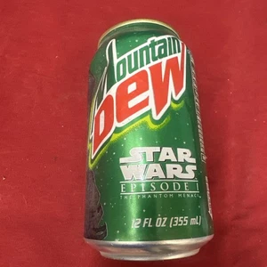 Mt. Dew, Star Wars Episode 1, Rune Haako, 12 oz, empty soda can - Picture 1 of 7