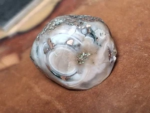 Amazing Copper Replacement Agate Keweenaw Michigan Mineral Rare Banded Eyes !!! - Picture 1 of 19