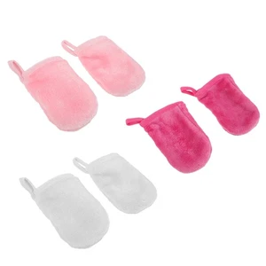 6 Pcs Cleansing Gloves Remover Face Towels Makeup Removal Travel for Cleaning - Picture 1 of 12