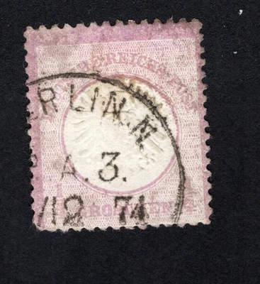 Germany 1872 stamp Mi# 16 used CV=156$ - Image 1 of 2