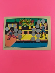1989 Topps Nintendo Double Dragon Trading Card Screen 4 Scratch Off Game - Picture 1 of 2