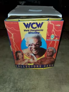 Vintage WCW Wrestling Collector's Case sting lex luger ric flair hold 12 figures - Picture 1 of 9