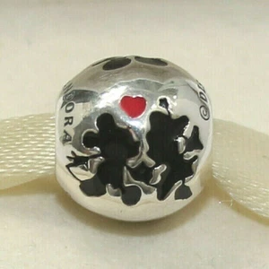New Authentic Pandora Charm Minnie & Mickey Forever 791700ENMX W Suede Pouch - Picture 1 of 6