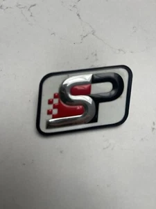 Very Rare Genuine Peugeot SP Sport Mesh Grille Badge 107 206 407 - Picture 1 of 3