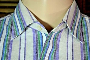 Ermenegildo Zegna SPORT Ober Hemd shirt chemise neu M LEINEN NEW 215€ Kurzarm - Picture 1 of 6