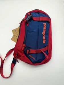 Borsa a tracolla Patagonia Atom 8L nera a tracolla - nuova con etichette rosa blu - Foto 1 di 3