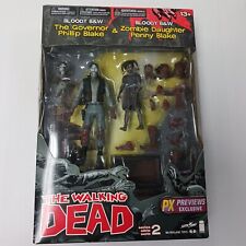 Walking Dead Comic Series 2 Bloody Governor and Penny Action Figure 2-Pack