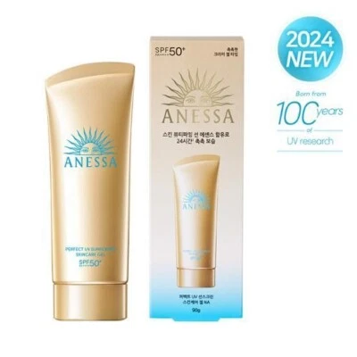 Gel protector solar UV ANESSA Perfect SPF50+ PA++++ 90 ml K-beauty Foto 1 de 3