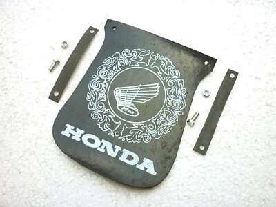 Juego Guardabarros Delantero Honda Moto Colgante Guardabarros Protector Salpicaduras Extensión Goma Foto 1 de 3