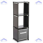 NEW 3 Tier Compartment Storage Shelves Home Plastic Organiser With Shelving Unit