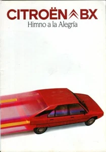 Citroen BX 16RS 16TRS um 1980 spanischer Markt Verkaufsbroschüre - Bild 1 von 1