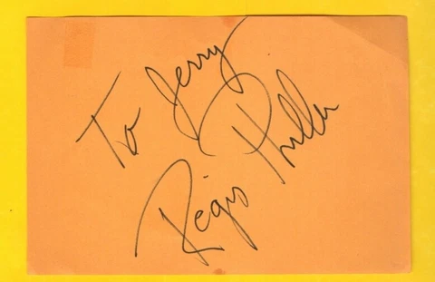 P-REGIS PHILBIN autograph card  with COA Cover