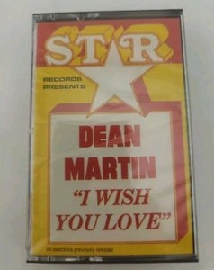 Dean Martin I Wish You Love Cassette Sealed 1982 4XL 8330 New Old Stock - Picture 1 of 8
