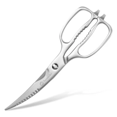 SUNNECKO Heavy Duty Kitchen Shears for Food Stainless Steel Kitchen Scissors Cutting Tool