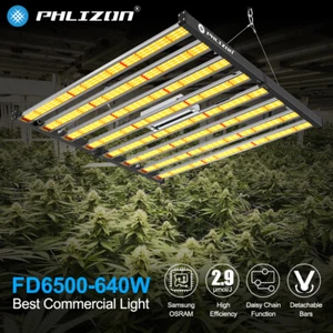 Phlizon 640W With Samsung LED Grow Light luz de plantas crecimiento lámpara de plantas - Imagen 1 de 11