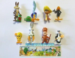Raro Set n°8 Figurine Plastica Componibili LOONEY TUNES 1997 (di Kinder Ferrero) - Foto 1 di 9