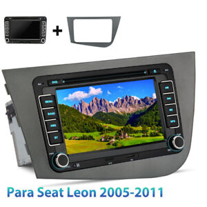 7"Radio Coche 2Din Navegador GPS BT Autoradio DVD para Seat Leon 2 MK2 2005-2011