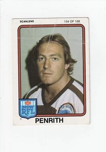 1981 Scanlens Rugby League Ken Wolffe #154 (Penrith Panthers) - Picture 1 of 2