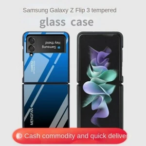 Funda de teléfono de vidrio templado duro color degradado Samsung Galaxy Z abatible 3 5G - Imagen 1 de 20