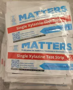 Xylxzine Home Drug Testing Strips 50 count EXP 7/11/2026 MATTERS - Picture 1 of 2