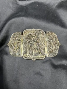 HEBILLA DE PLATA BERMESA ANTIGUA  - Imagen 1 de 3