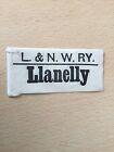 L, & N, W, Ry,  Luggage. Label,  (.  Llanelly ,  )