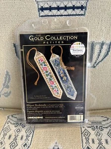 Dimensions Gold Collection Needlepoint Embroidery Petite Elegant Bookmarks #6783 - Picture 1 of 2