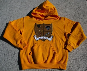 Beyonce Hoodie Womens Small Coachella Formation Tour Crest Patch Yellow Golden - Picture 1 of 9