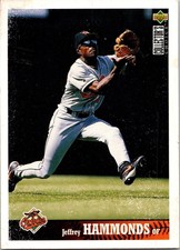  1997 Jeffrey Hammonds OF Orioles 277 Upper Deck Baseball Sports Trading Card 