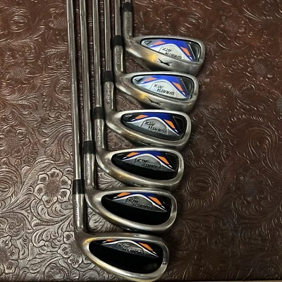 Slazenger Wrath Atx 5,6,7,8,9,P Irons RH Steel Uniflex Shaft 6 Club Set EUC - Image 1 of 4