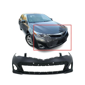 Front Bumper Cover For 2013-2014 Toyota Avalon LE XLE Hybrid w/Fog Light Holes - Picture 1 of 7