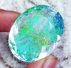 Doublet Sterling Monarch Feueropal lose Edelstein 95,90 ct zertifiziert - Bild 1 von 8