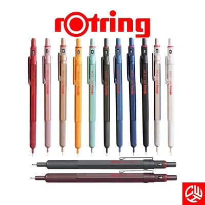 ROtring Serie 600 Bolígrafo o Lápiz Mecánico 0.5mm Cuerpo de Metal - Elige Color NUEVO Foto 1 de 4