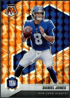 2021 Panini Mosaic Daniel Jones Orange Reactive Mosaic Card #149 - Image 1 of 3