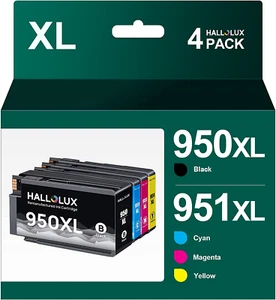 HALL 950XL 951XL Tintenpatronen Schwarz Cyan Magenta Gelb 950 XL 951 XL BoxM - Bild 1 von 3