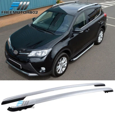 Fits 13-18 Toyota RAV4 XA40 OE Style Side Rail Bar Roof Rack Cargo Carrier - Image 1 of 4