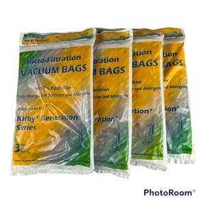12 Kirby Micron Vacuum Cleaner Allergy Bags Generation Sentria Envirocare 839 - Picture 1 of 1
