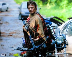 Norman Reedus Autographed 11X14 Photo The Walking Dead Crossbow JSA CC88577 - Picture 1 of 2