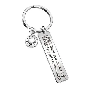 School Bus Driver Gifts Bus Driver Appreciation Gifts School Bus Keychain Bac... - Picture 1 of 6